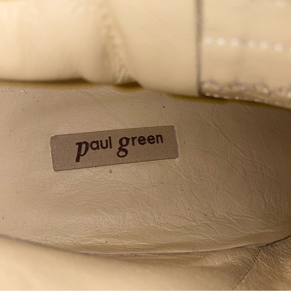 Paul Green Beige Ankle Shasta Nubuck Booties Suede Double Zip Size 7 - Picture 7 of 7